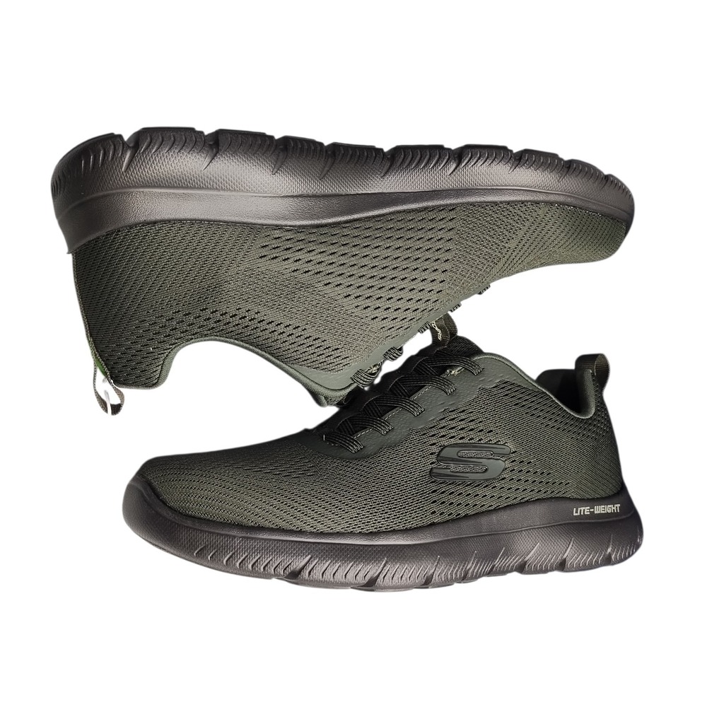 Skechers Summits Eckler Sneakers Mens Size 10 Green Memory Foam Low Top 232963